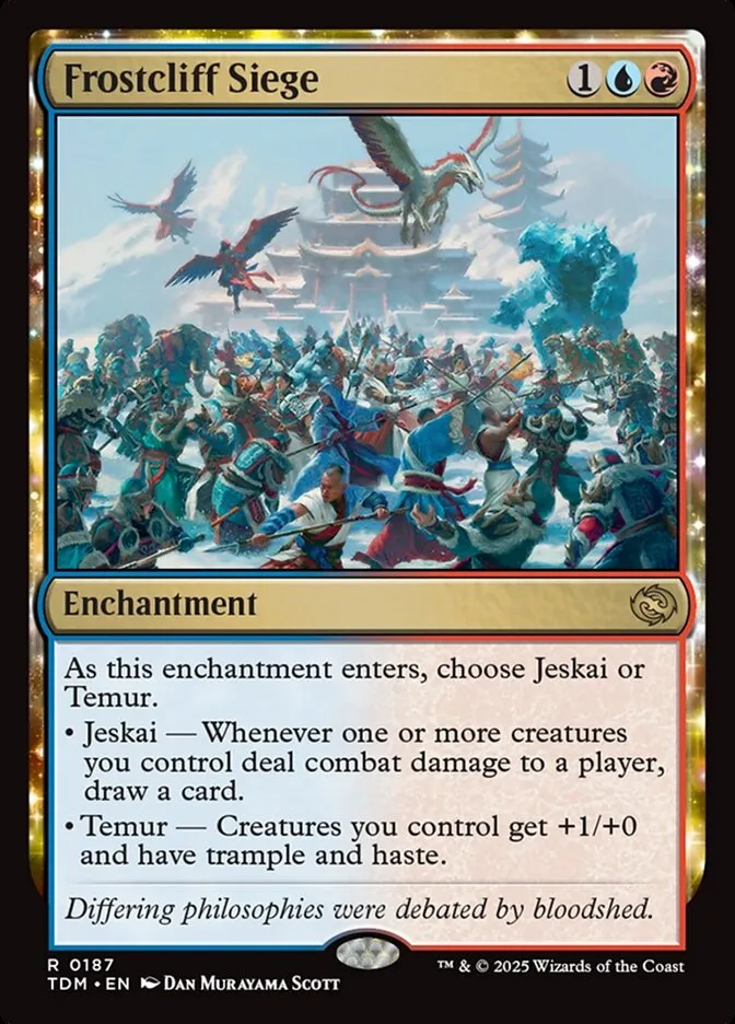 2025 Tarkir: Dragonstorm Frostcliff Siege #187 rare card image