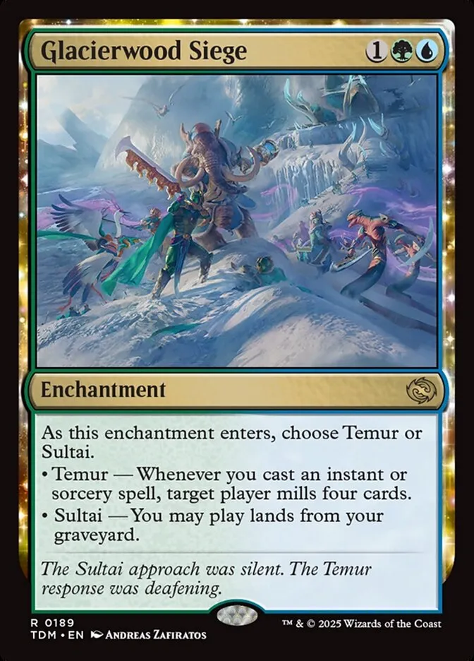 2025 Tarkir: Dragonstorm Glacierwood Siege #189 rare card image