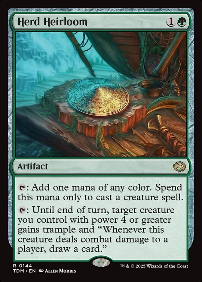 2025 Tarkir: Dragonstorm Herd Heirloom #144 rare card image