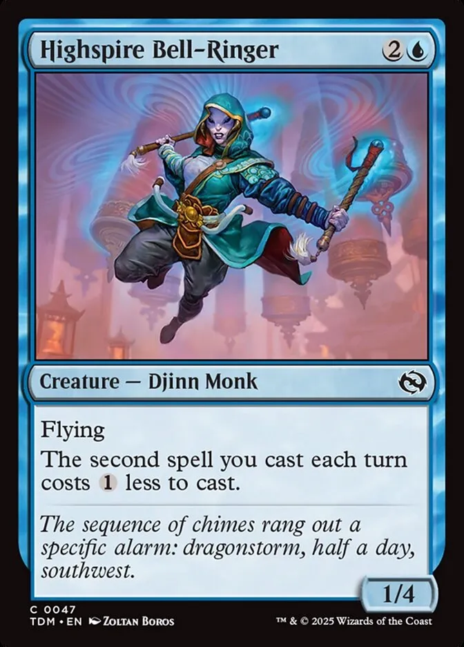 2025 Tarkir: Dragonstorm Highspire Bell-Ringer common #47 common card image