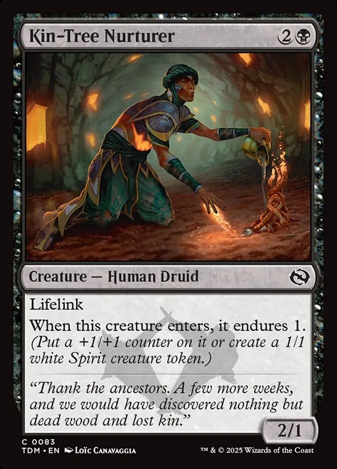 2025 Tarkir: Dragonstorm Kin-Tree Nurturer common #83 common card image