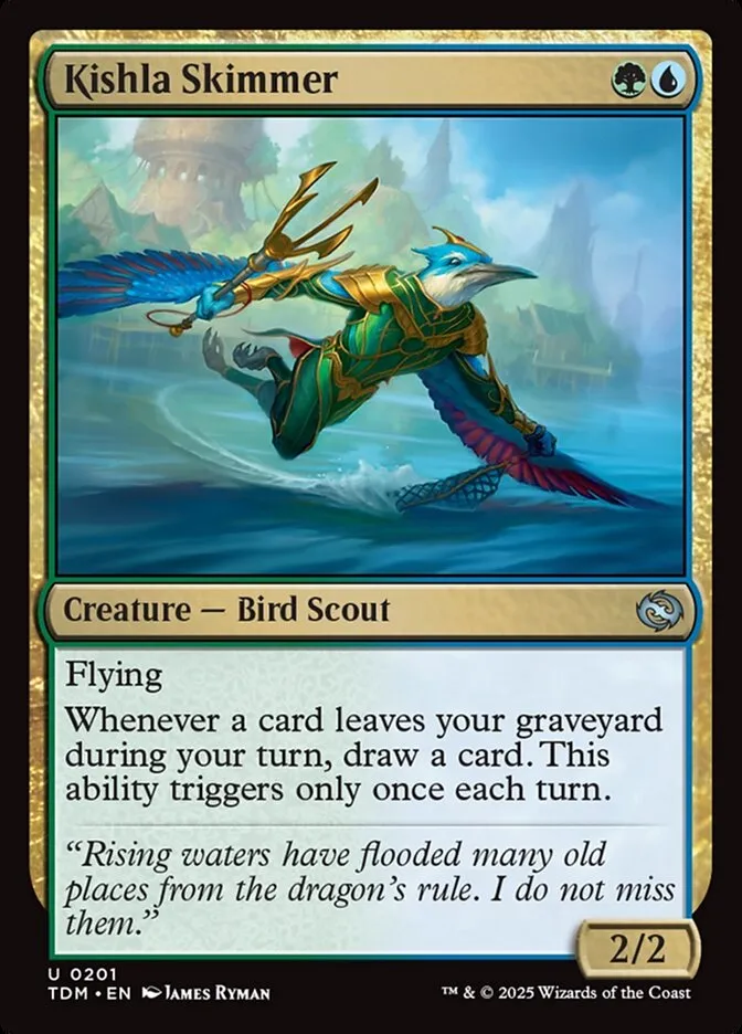 2025 Tarkir: Dragonstorm Kishla Skimmer #201 uncommon card image