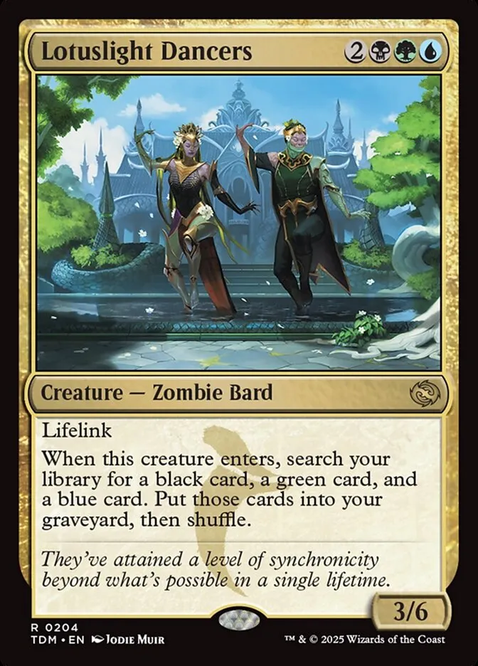 2025 Tarkir: Dragonstorm Lotuslight Dancers #204 rare card image