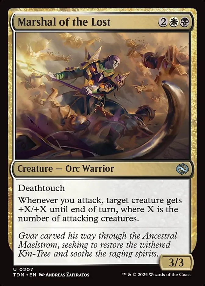 2025 Tarkir: Dragonstorm Marshal of the Lost #207 uncommon card image