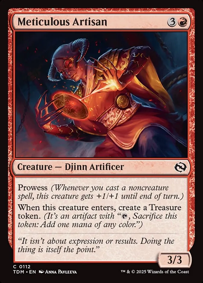 2025 Tarkir: Dragonstorm Meticulous Artisan #112 common card image