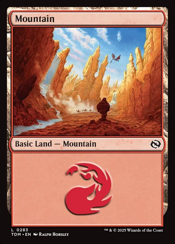 2025 Tarkir: Dragonstorm Mountain #283 common card image