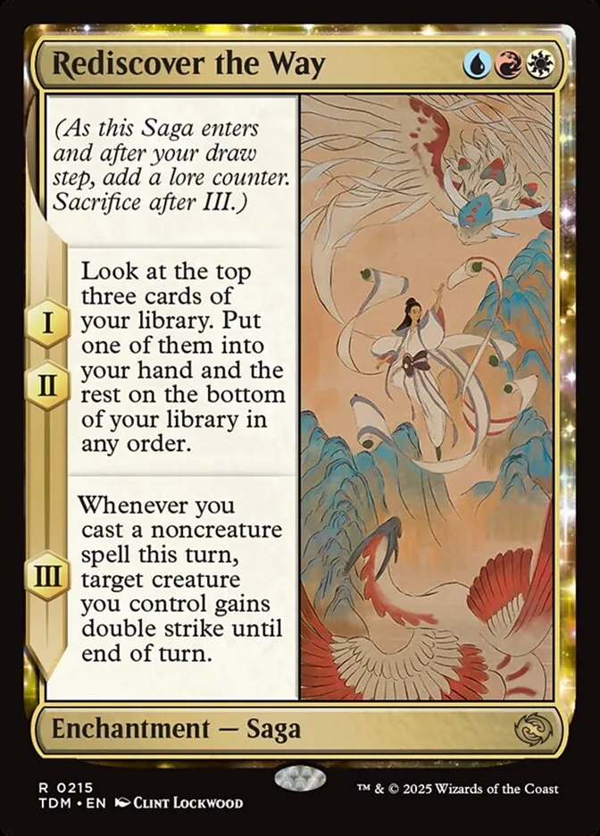 2025 Tarkir: Dragonstorm Rediscover the Way #215 rare card image