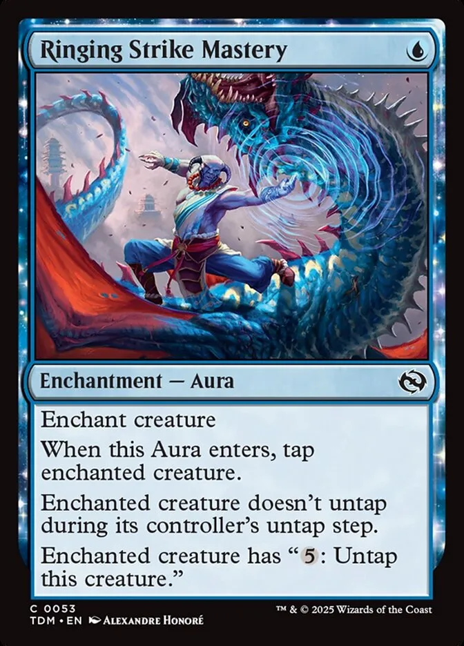 2025 Tarkir: Dragonstorm Ringing Strike Mastery common #53 common card image