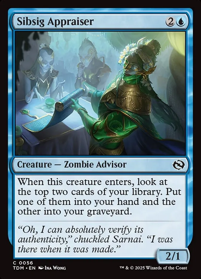 2025 Tarkir: Dragonstorm Sibsig Appraiser common #56 common card image