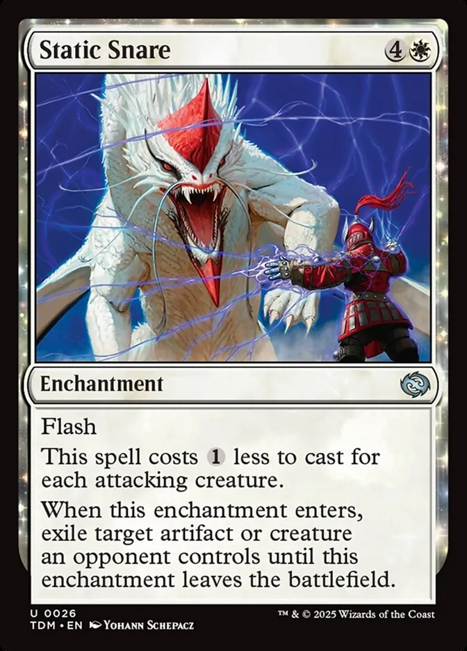 2025 Tarkir: Dragonstorm Static Snare uncommon #26 uncommon card image