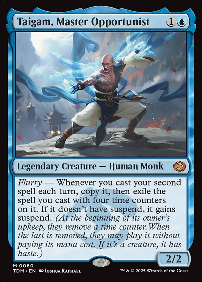 2025 Tarkir: Dragonstorm Taigam, Master Opportunist mythic #60 mythic card image