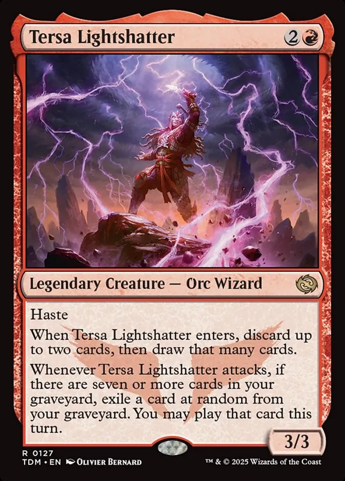 2025 Tarkir: Dragonstorm Tersa Lightshatter #127 rare card image