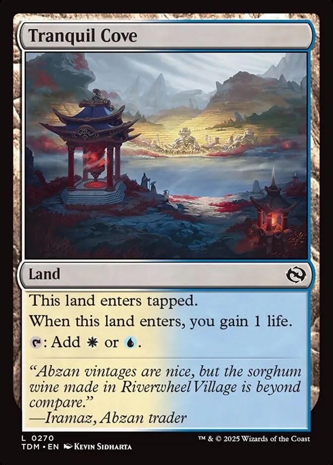 2025 Tarkir: Dragonstorm Tranquil Cove #270 common card image