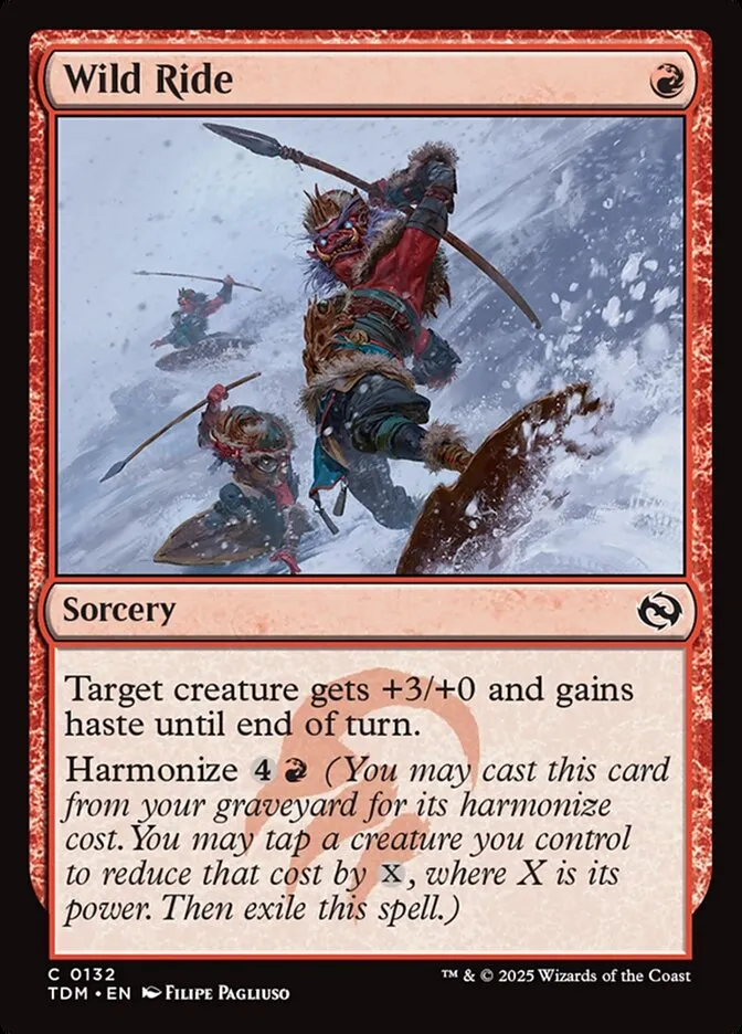 2025 Tarkir: Dragonstorm Wild Ride #132 common card image
