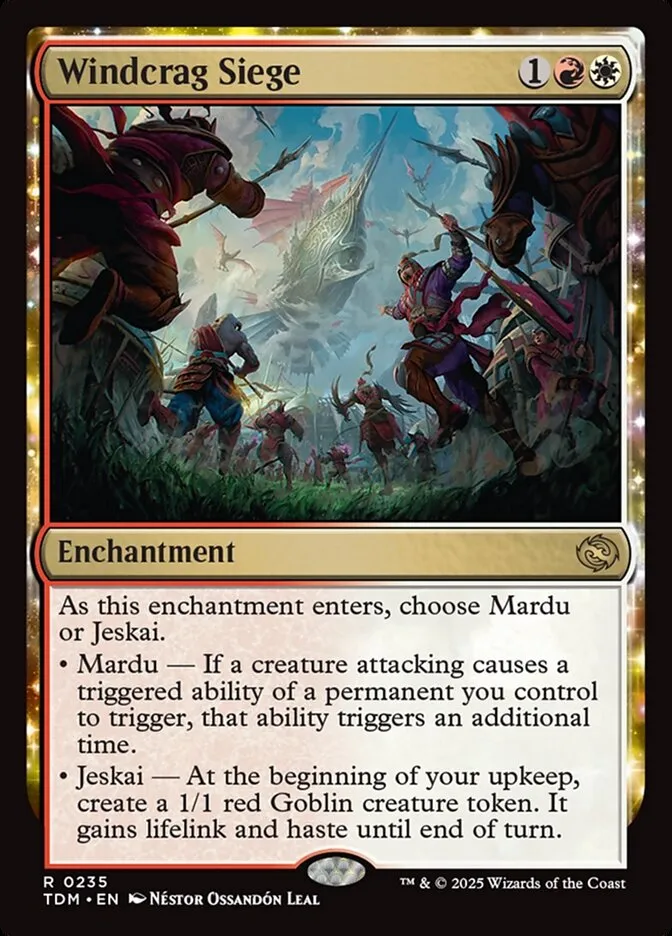2025 Tarkir: Dragonstorm Windcrag Siege #235 rare card image
