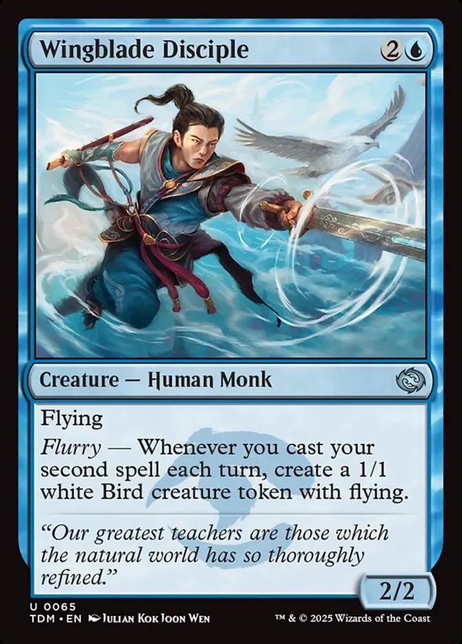 2025 Tarkir: Dragonstorm Wingblade Disciple uncommon #65 uncommon card image