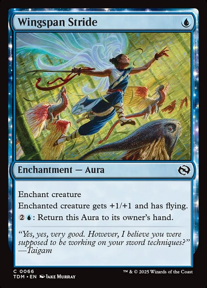 2025 Tarkir: Dragonstorm Wingspan Stride common #66 common card image