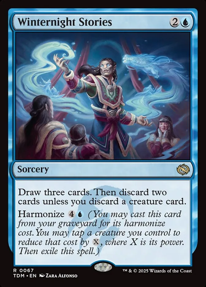 2025 Tarkir: Dragonstorm Winternight Stories rare #67 rare card image