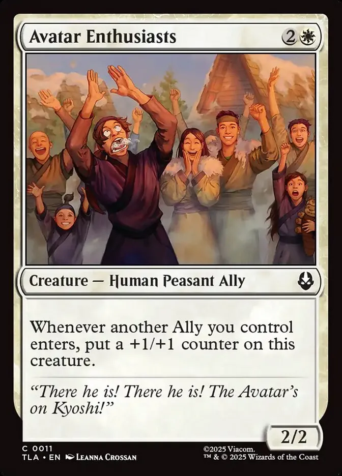 2025 Avatar: The Last Airbender Avatar Enthusiasts [Foil] common #11 common card image