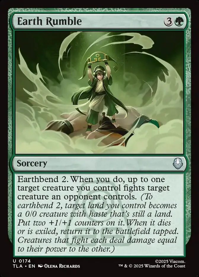 2025 Avatar: The Last Airbender Earth Rumble #174 uncommon card image