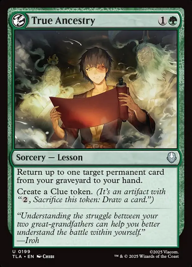 2025 Avatar: The Last Airbender True Ancestry #199 uncommon card image