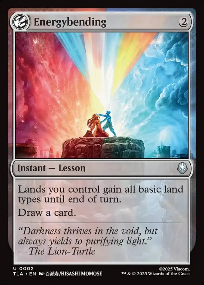 2025 Avatar: The Last Airbender Energybending [Foil] uncommon #2 uncommon card image
