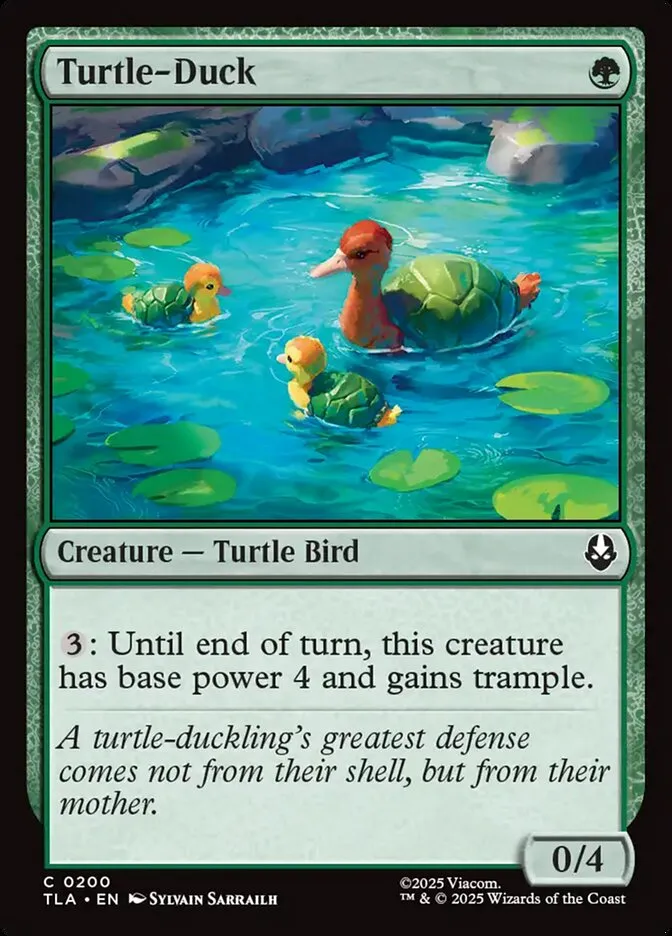 2025 Avatar: The Last Airbender Turtle-Duck #200 common card image