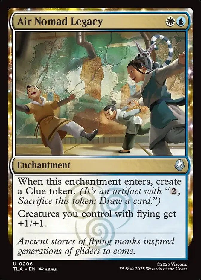 2025 Avatar: The Last Airbender Air Nomad Legacy #206 uncommon card image