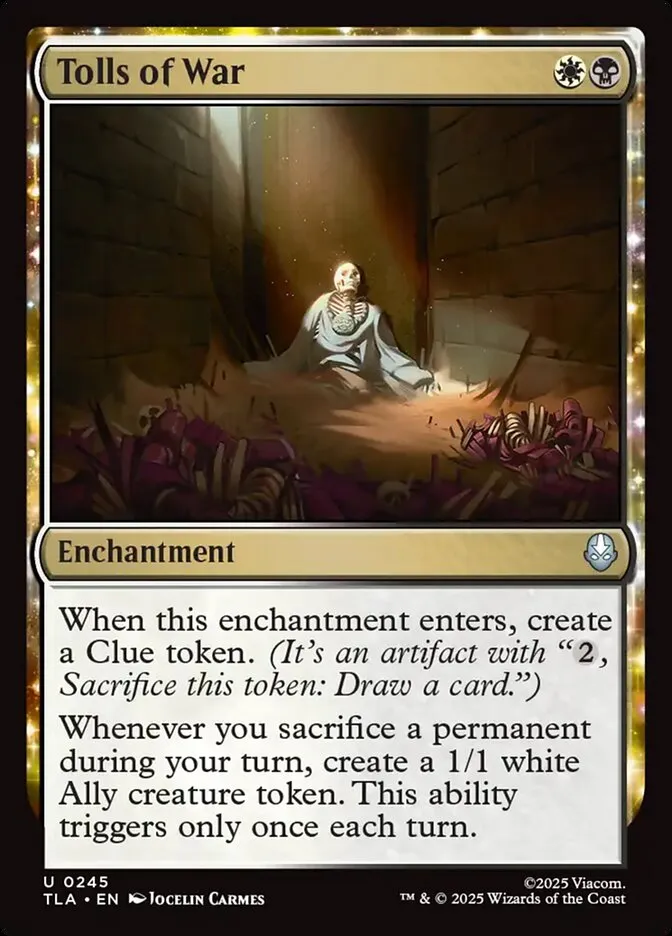 2025 Avatar: The Last Airbender Tolls of War #245 uncommon card image