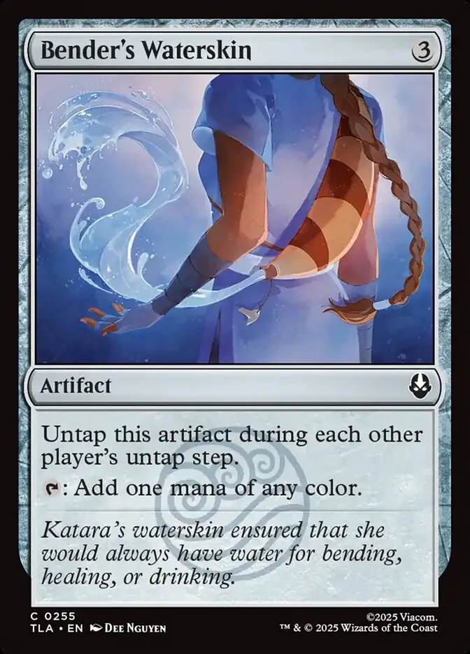 2025 Avatar: The Last Airbender Bender's Waterskin #255 common card image