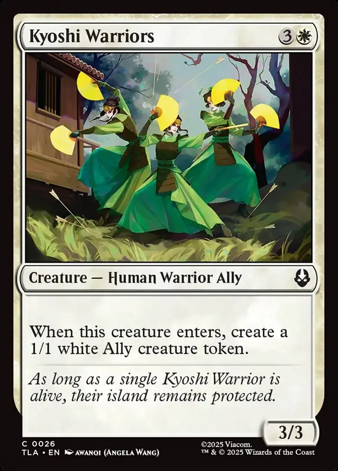 2025 Avatar: The Last Airbender Kyoshi Warriors [Foil] common #26 common card image