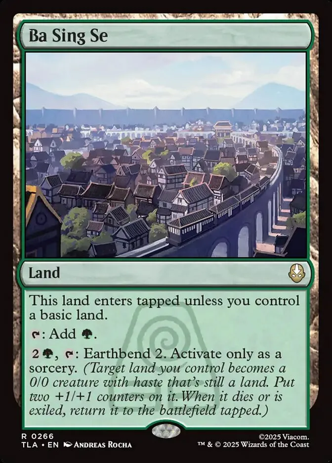 2025 Avatar: The Last Airbender Ba Sing Se #266 rare card image