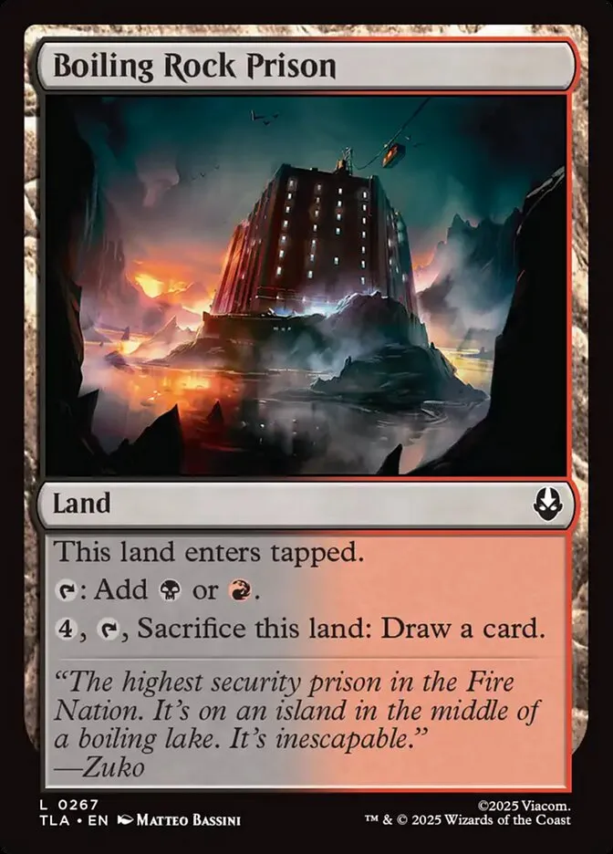 2025 Avatar: The Last Airbender Boiling Rock Prison #267 common card image