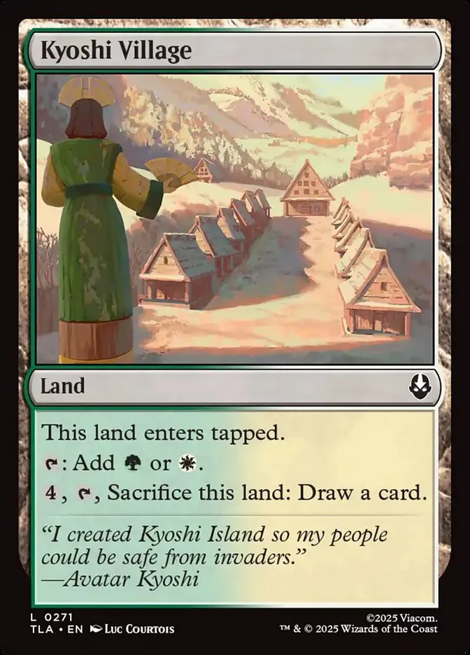 2025 Avatar: The Last Airbender Kyoshi Village #271 common card image