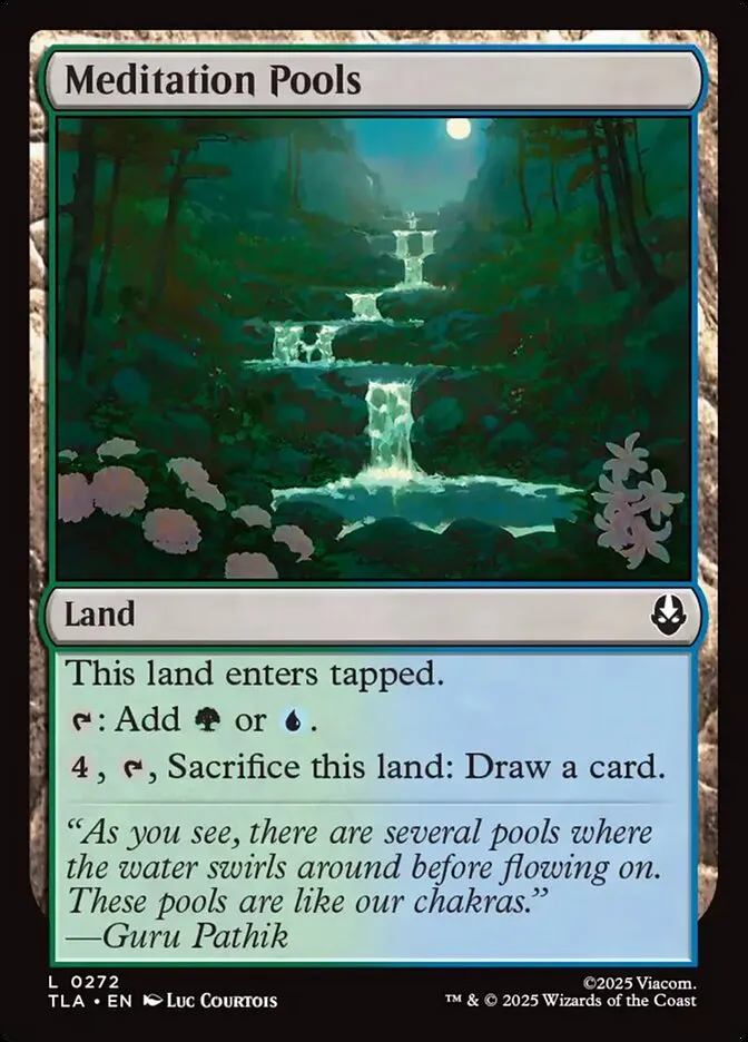 2025 Avatar: The Last Airbender Meditation Pools #272 common card image