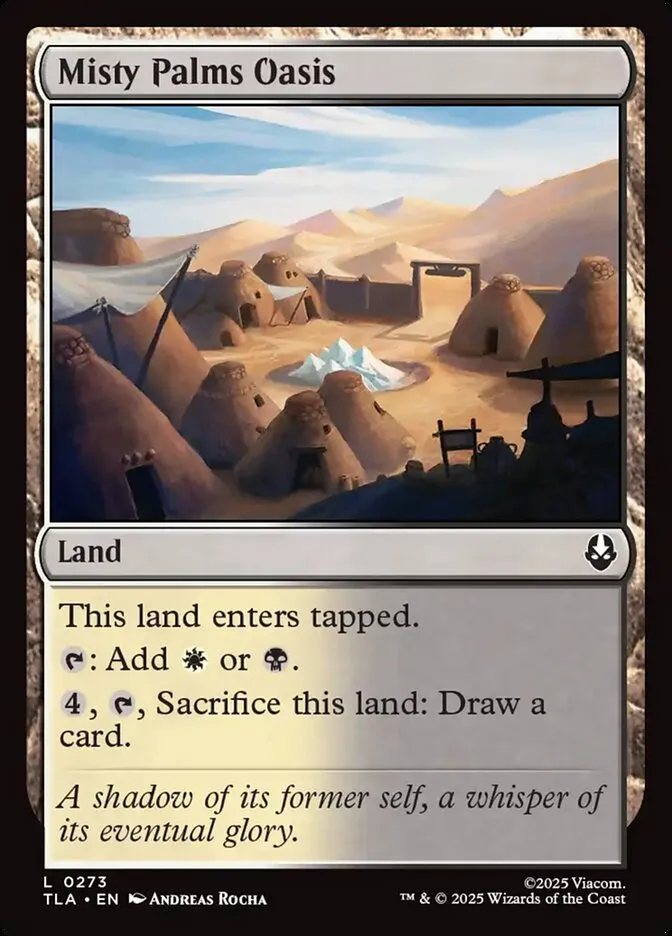 2025 Avatar: The Last Airbender Misty Palms Oasis #273 common card image