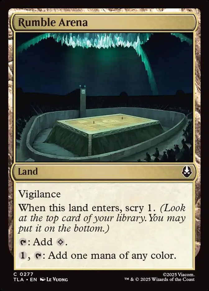 2025 Avatar: The Last Airbender Rumble Arena #277 common card image
