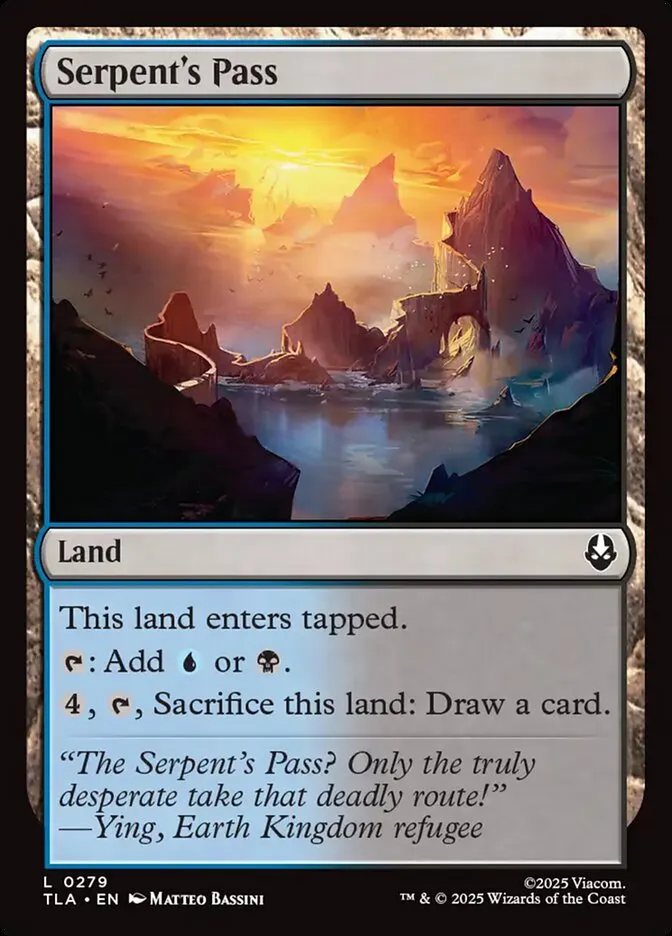 2025 Avatar: The Last Airbender Serpent's Pass #279 common card image