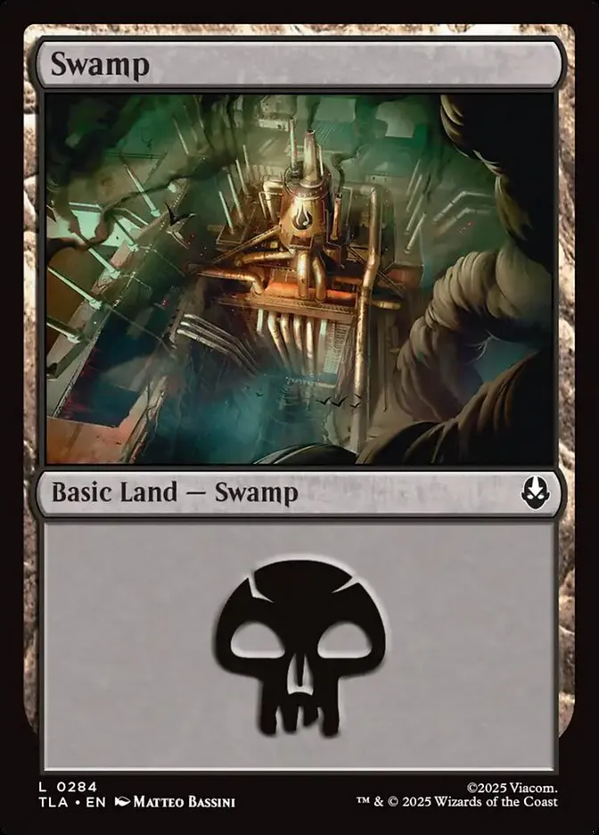 2025 Avatar: The Last Airbender Swamp #284 common card image