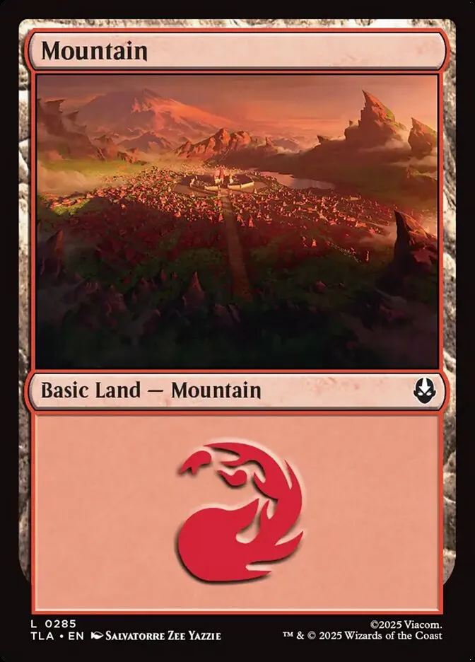 2025 Avatar: The Last Airbender Mountain #285 common card image