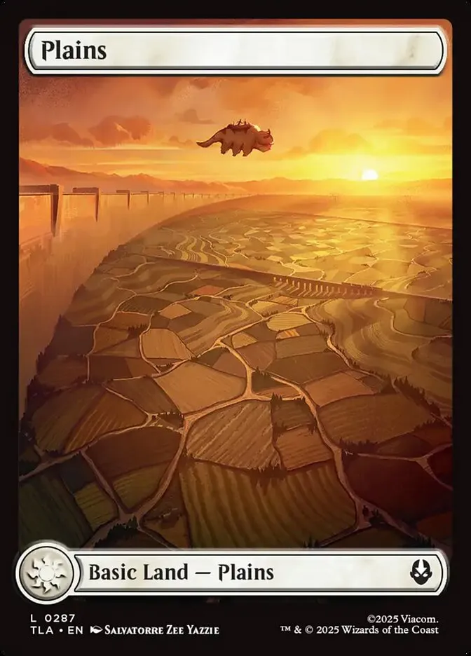 2025 Avatar: The Last Airbender Plains #287 common card image