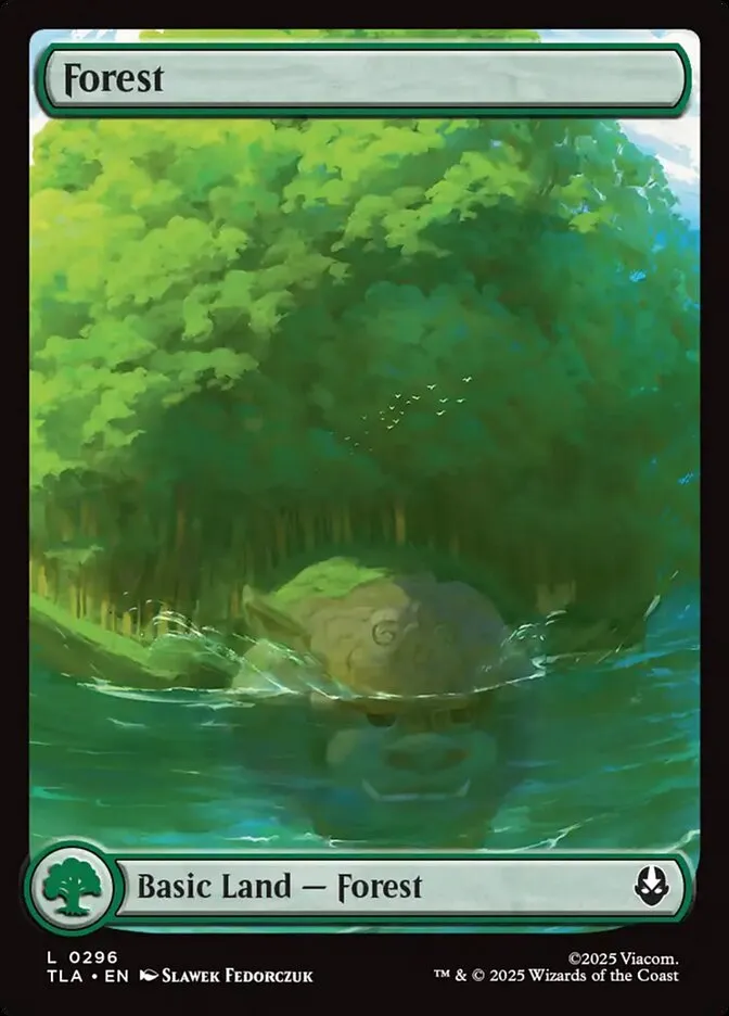2025 Avatar: The Last Airbender Forest #296 common card image