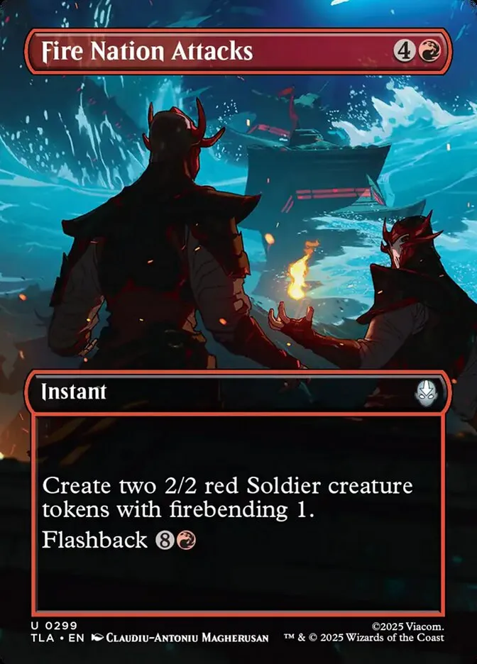 2025 Avatar: The Last Airbender Fire Nation Attacks uncommon #299 uncommon card image