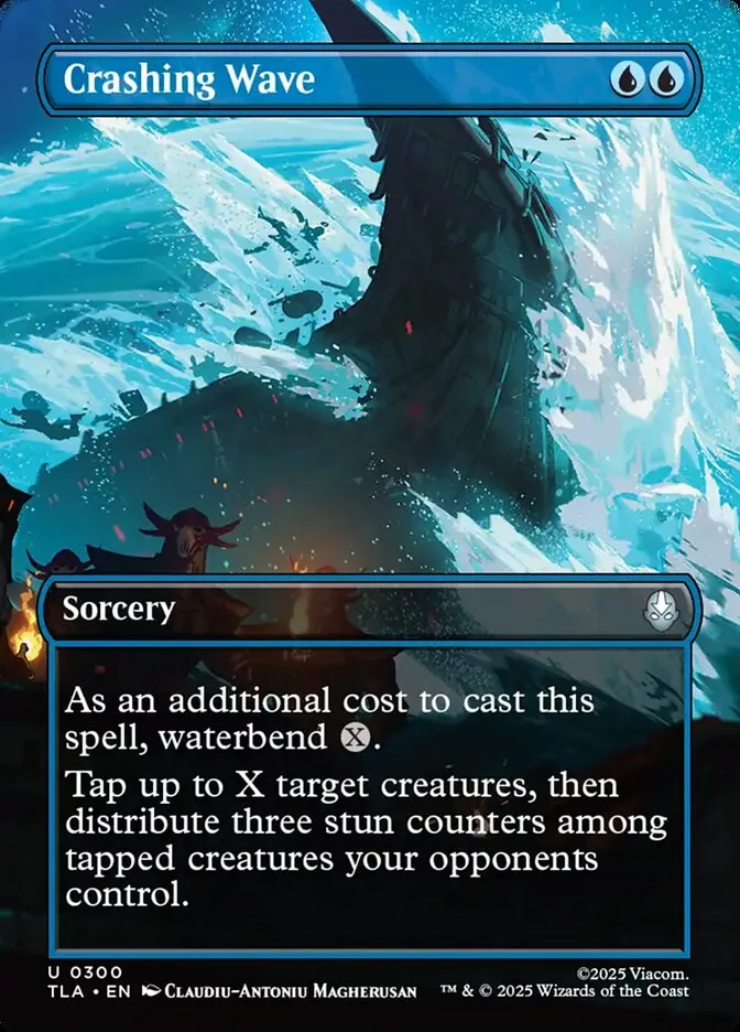2025 Avatar: The Last Airbender Crashing Wave uncommon #300 uncommon card image