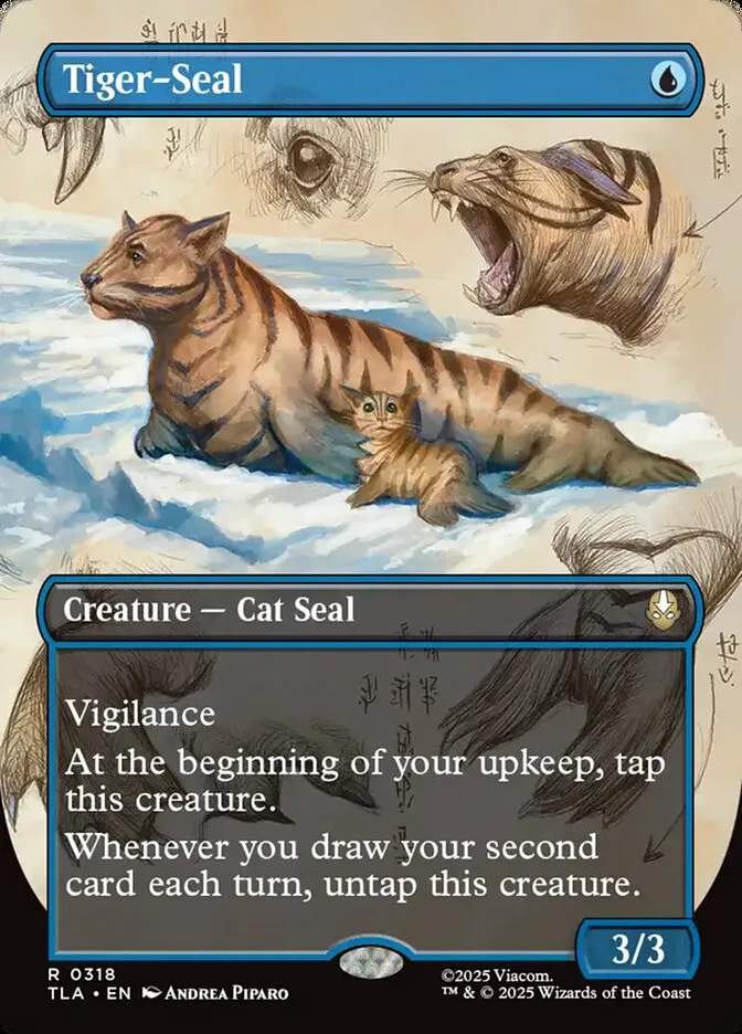2025 Avatar: The Last Airbender Tiger-Seal rare #318 rare card image