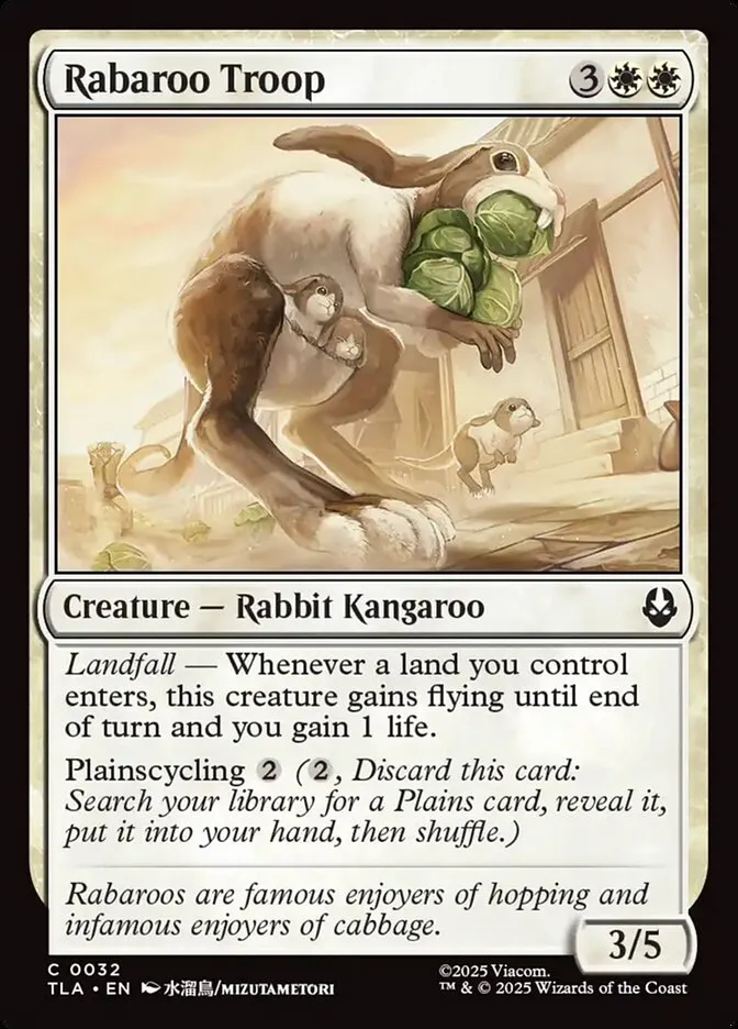 2025 Avatar: The Last Airbender Rabaroo Troop [Foil] common #32 common card image