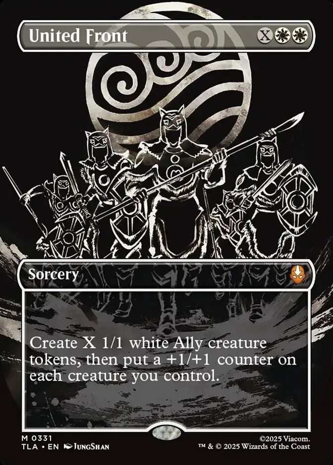2025 Avatar: The Last Airbender United Front mythic #331 mythic card image