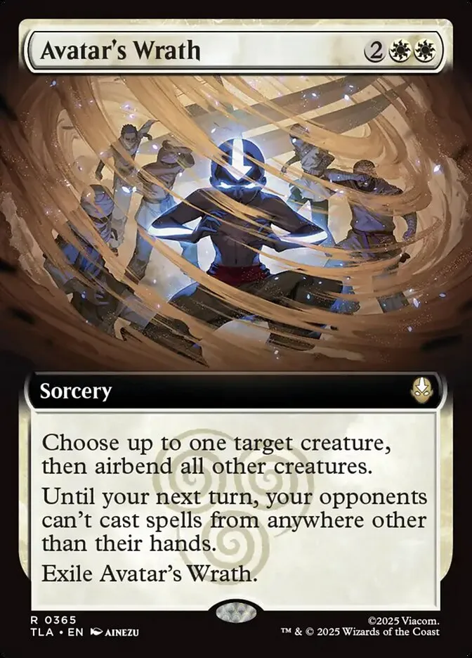 2025 Avatar: The Last Airbender Avatar's Wrath rare #365 rare card image