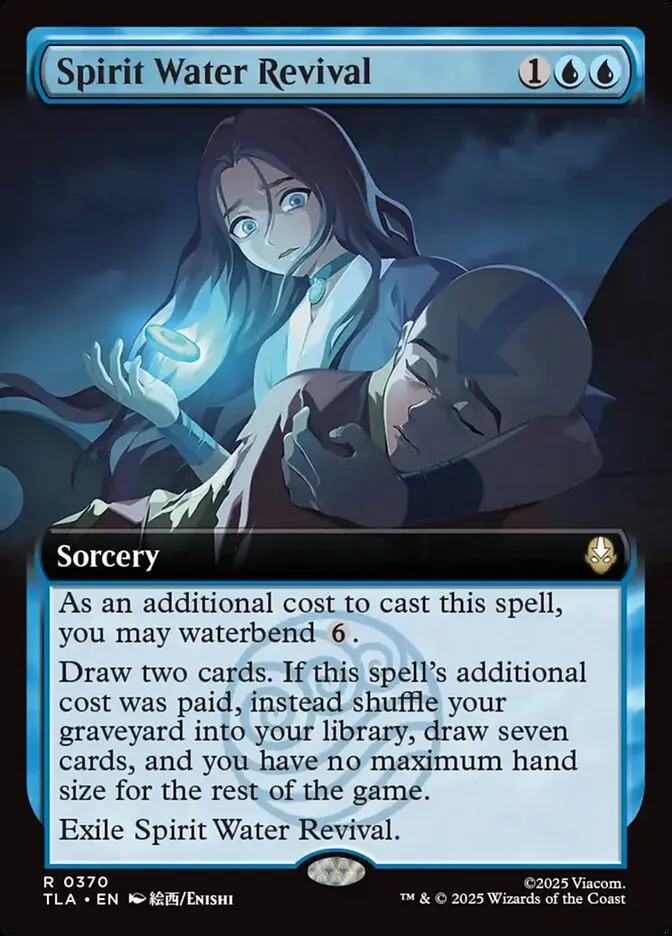 2025 Avatar: The Last Airbender Spirit Water Revival rare #370 rare card image