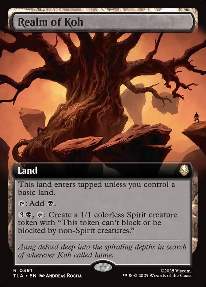 2025 Avatar: The Last Airbender Realm of Koh rare #391 rare card image